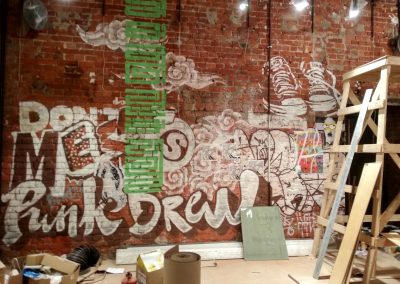Роспись в баре Punk Brew в Санкт-Петербурге