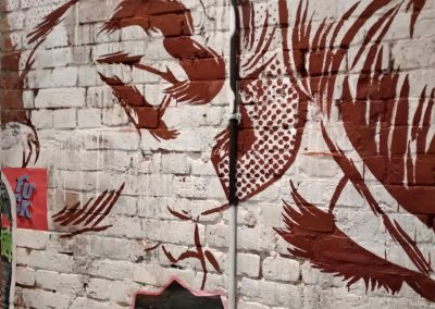 Роспись в баре Punk Brew в Санкт-Петербурге