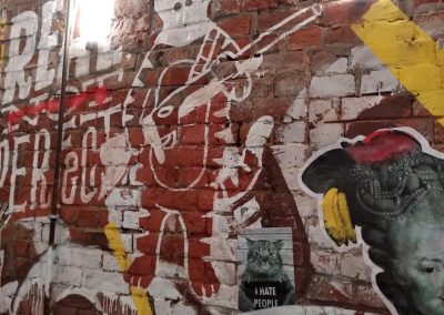 Роспись в баре Punk Brew в Санкт-Петербурге
