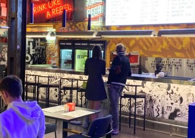 Роспись в баре Punk Brew в Санкт-Петербурге