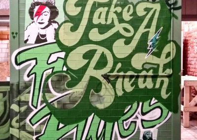 Роспись в баре Punk Brew в Санкт-Петербурге