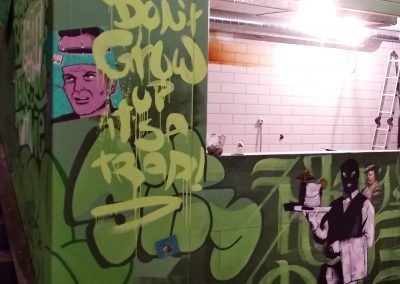 Роспись в баре Punk Brew в Санкт-Петербурге