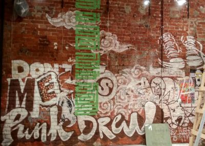 Роспись в баре Punk Brew в Санкт-Петербурге